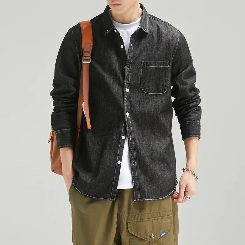 True Denim Button-Up
