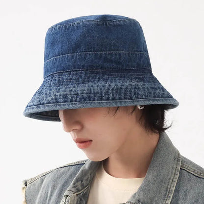 Denim Drift bucket hat