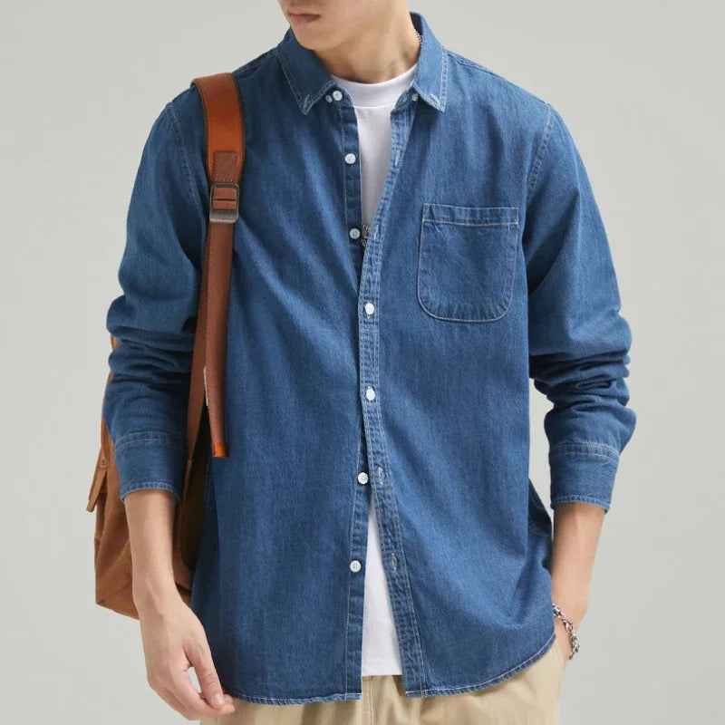 True Denim Button-Up