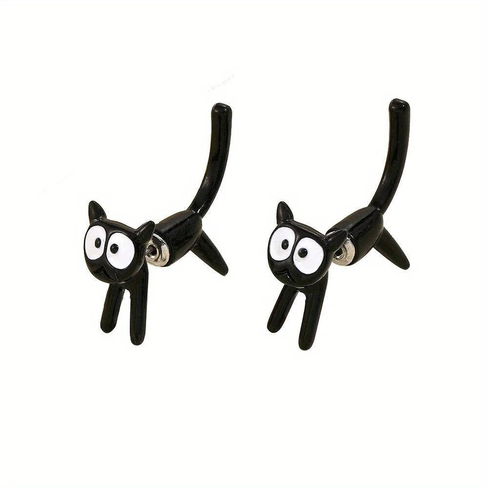 Curious Kitty Studs