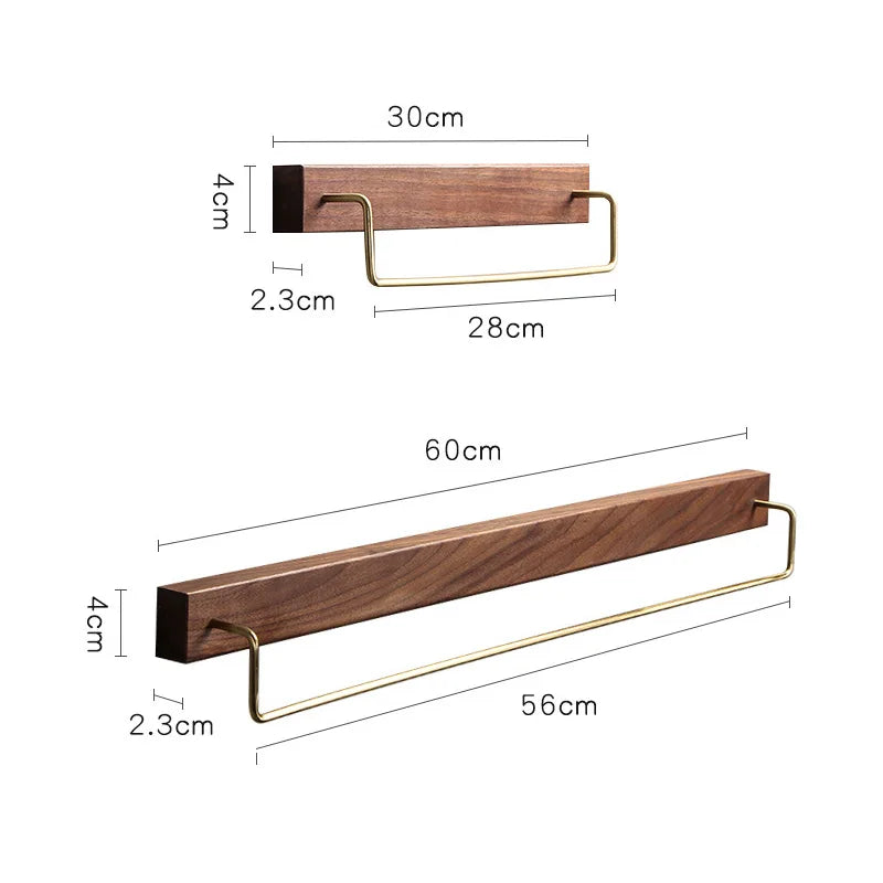 Timber Towel Rack