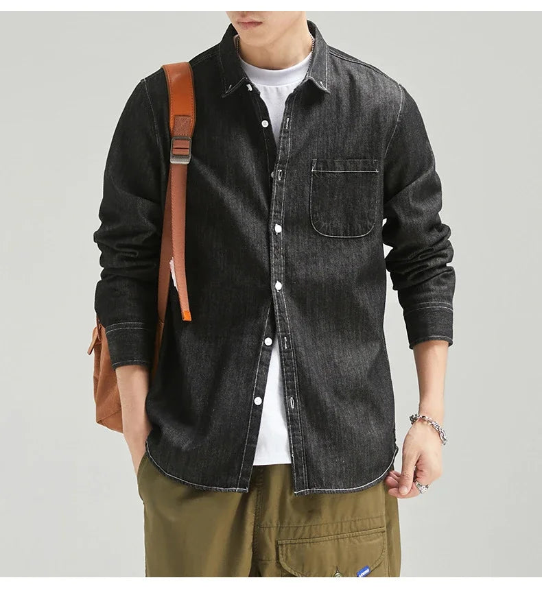 True Denim Button-Up