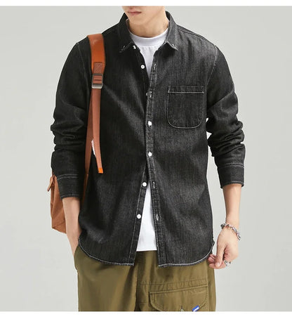 True Denim Button-Up