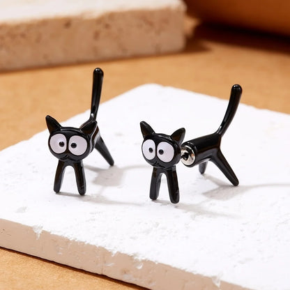 Curious Kitty Studs